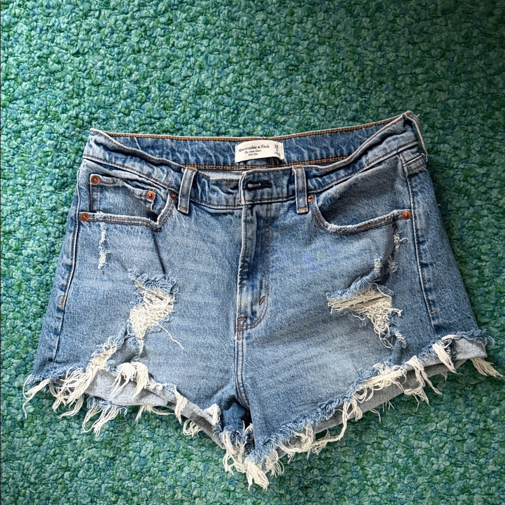 Abercrombie & Fitch Curve Love denim shorts